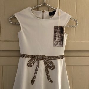 White Hannah Banana dress